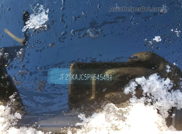 JF2SKAJC5PH545481 2023 SUBARU FORESTER Black VIN կոդի պիտակի տեսք