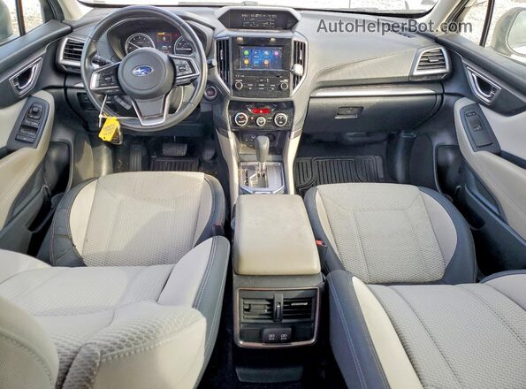 JF2SKAJC7MH491208 2021 SUBARU FORESTER White Առջևի վահանակի տեսք
