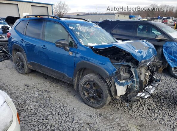 JF2SKALC6NH494003 2022 SUBARU FORESTER Blue წინა მარჯვენა