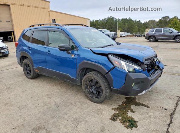 JF2SKAMC9PH440115 2023 SUBARU FORESTER Синий Передняя правая четверть