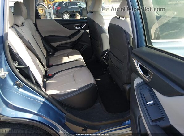 JF2SKAPC3NH487133 2022 SUBARU FORESTER Blue VIN კოდის სტიკერის ხედი