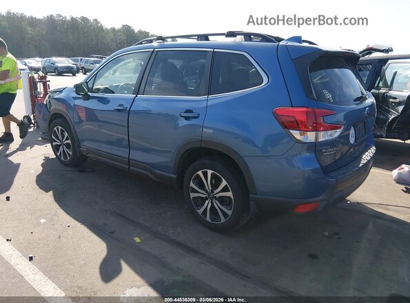 JF2SKAPC3NH487133 2022 SUBARU FORESTER Blue უკანა მარცხენა