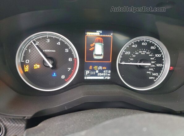 JF2SKAPC7PH501800 2023 SUBARU FORESTER Silver ხელსაწყოთა პანელის ხედი