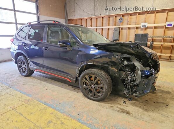 JF2SKAPCXKH582929 2019 SUBARU FORESTER Blue 