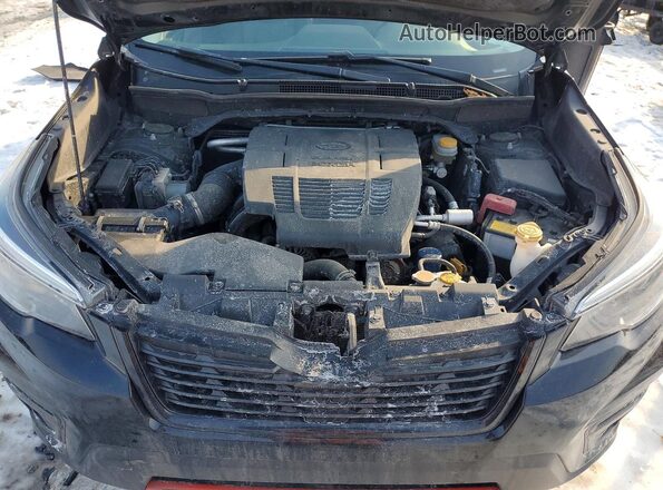 JF2SKARC2MH430174 2021 SUBARU FORESTER Black Engine compartment view