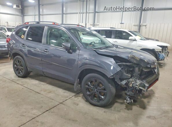 JF2SKARC3MH581184 2021 SUBARU FORESTER Gray Передня права чверть