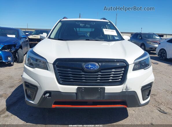 JF2SKARC7MH455667 2021 SUBARU FORESTER White Սարքավորումների վահանակի տեսք