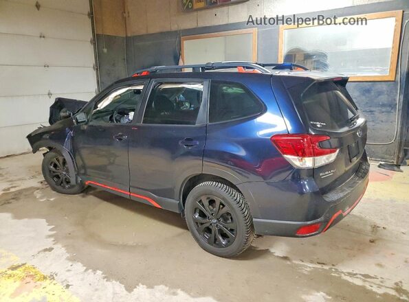 JF2SKARC9MH449434 2021 SUBARU FORESTER Blue Հետևի ձախ