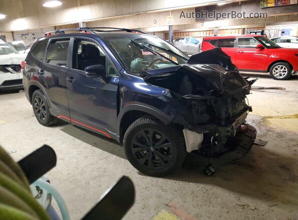 JF2SKARC9MH449434 2021 SUBARU FORESTER Blue Առջևի աջ