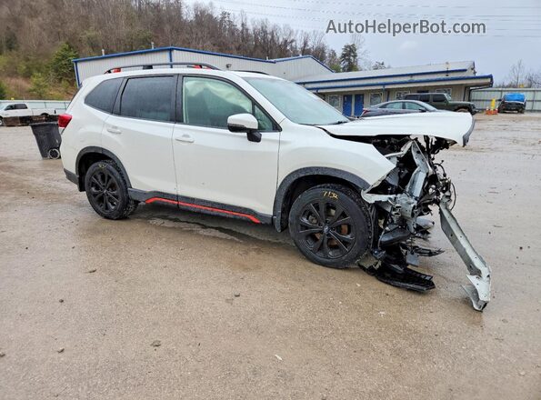 JF2SKARCXMH563586 2021 SUBARU FORESTER Белый Передняя правая четверть