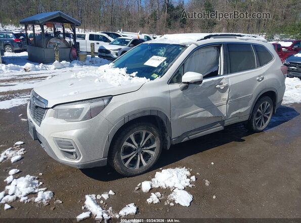 JF2SKASC3MH443638 2021 SUBARU FORESTER White Vista tres cuartos delantera izquierda