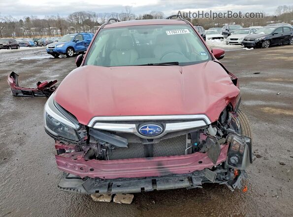 JF2SKASC4MH585240 2021 SUBARU FORESTER Burgundy Դիմացի տեսք
