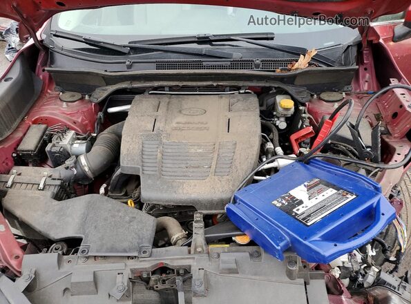 JF2SKASC4MH585240 2021 SUBARU FORESTER Burgundy Շարժիչի բաժամունքի տեսք
