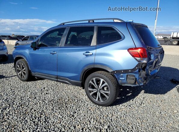 JF2SKASC5KH499982 2019 SUBARU FORESTER Blue Rear left