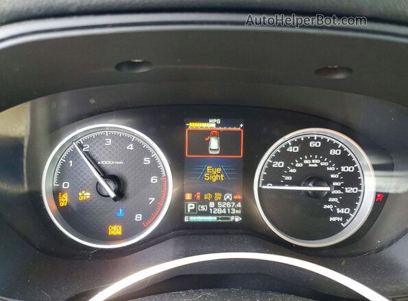 JF2SKASC5KH499982 2019 SUBARU FORESTER Blue Instrument cluster view