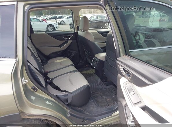 JF2SKASC7MH480871 2021 SUBARU FORESTER Green Vista de la etiqueta del VIN