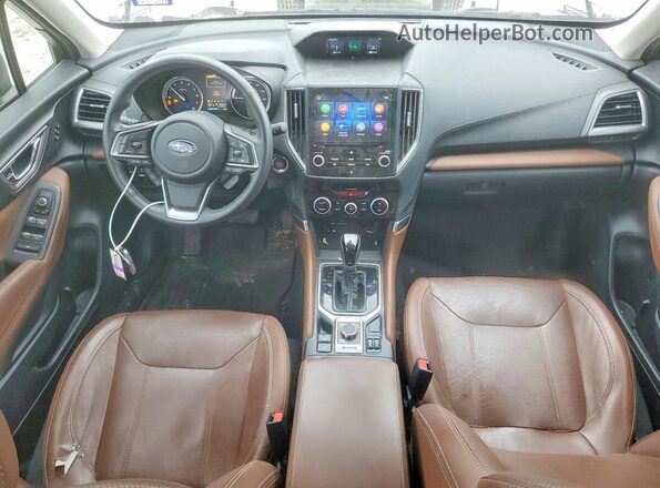 JF2SKAXC0MH505652 2021 SUBARU FORESTER Green Առջևի վահանակի տեսք