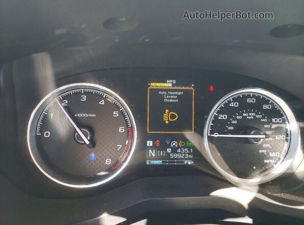 JF2SKAXCXMH403789 2021 SUBARU FORESTER White Widok zestawu wskaźników