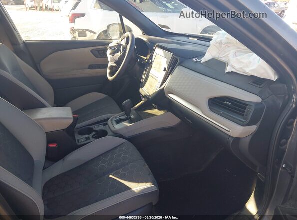 JF2SLDAC8SH462098 2025 SUBARU FORESTER Gray Widok wnętrza z przodu