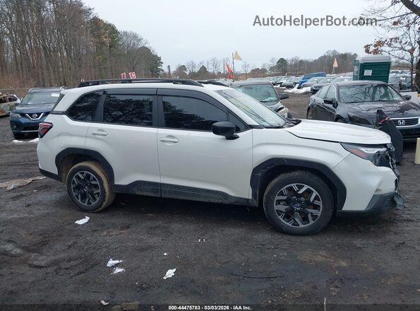 JF2SLDAC9SH498317 2025 SUBARU FORESTER White Widok wnętrza z tyłu