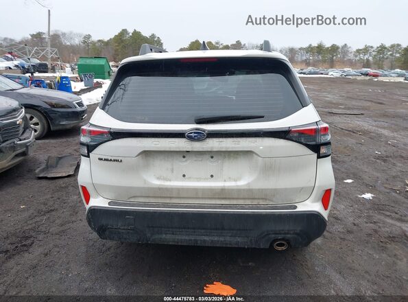 JF2SLDAC9SH498317 2025 SUBARU FORESTER White 