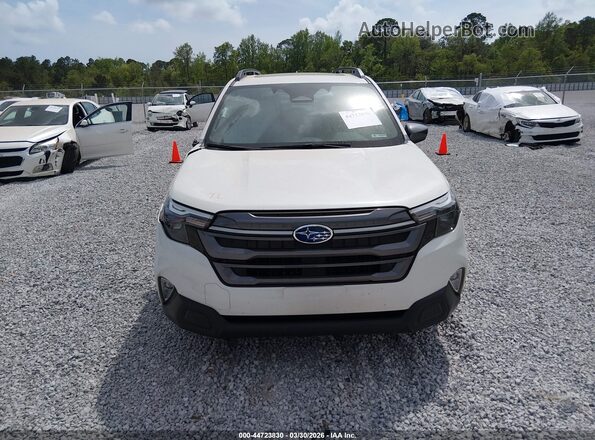 JF2SLDDC9SH574839 2025 SUBARU FORESTER White ხელსაწყოთა პანელის ხედი