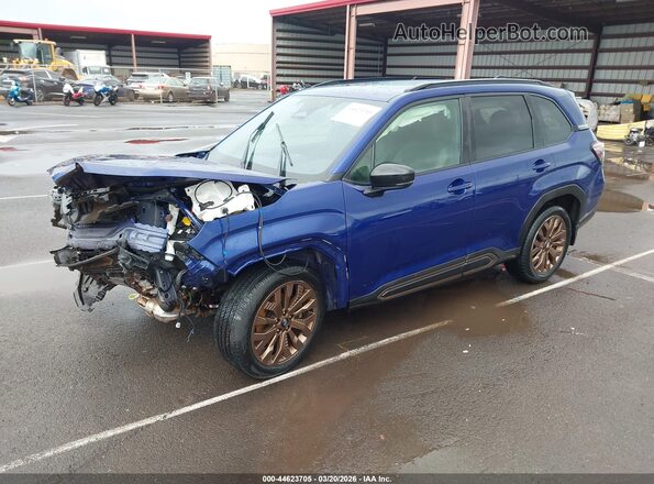 JF2SLDHC2SH411458 2025 SUBARU FORESTER Blue Przód lewy