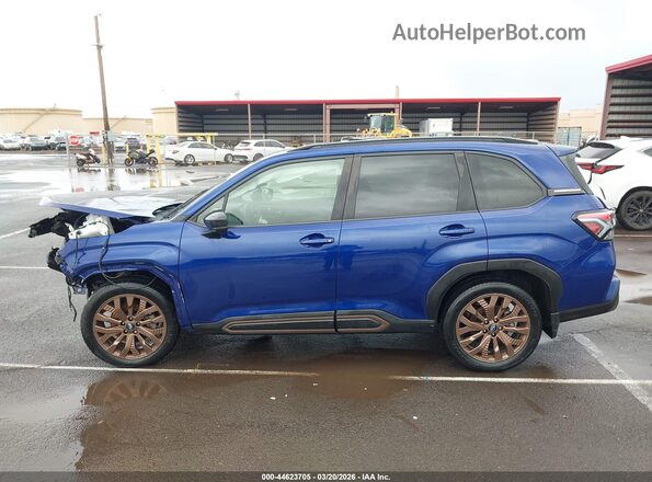 JF2SLDHC2SH411458 2025 SUBARU FORESTER Blue Widok wnętrza 360 stopni