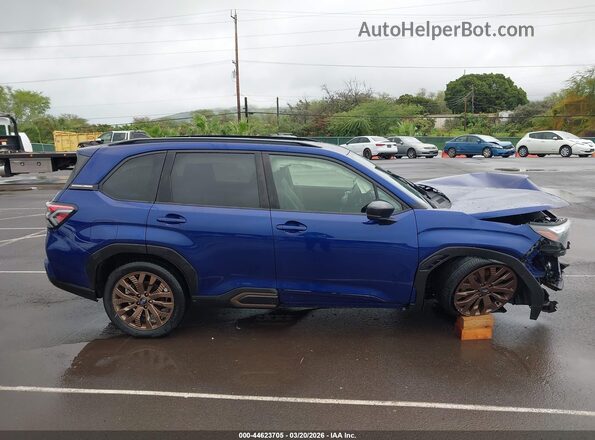 JF2SLDHC2SH411458 2025 SUBARU FORESTER Blue Widok wnętrza z tyłu