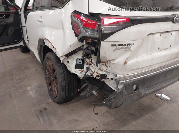 JF2SLDHC4SH515210 2025 SUBARU FORESTER White წინა ხედი
