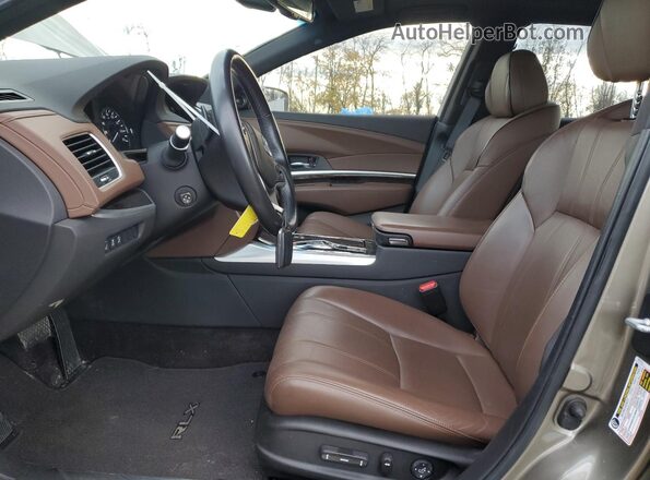 JH4KC1F51JC000984 2018 ACURA RLX Tan Вид салону спереду