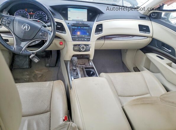 JH4KC1F54GC000146 2016 ACURA RLX Black Vista del salpicadero