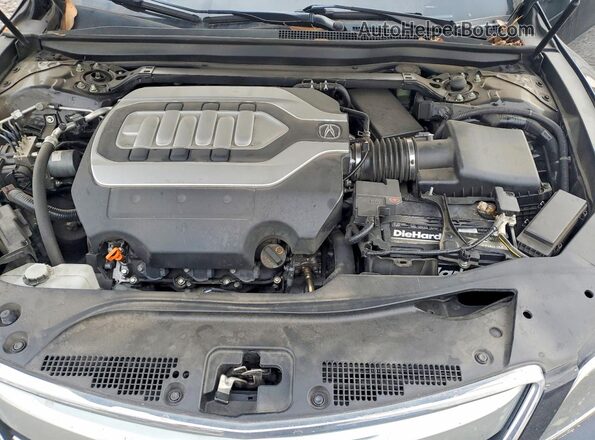 JH4KC1F54GC000146 2016 ACURA RLX Black Vista interior trasera