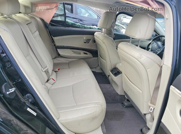 JH4KC1F54GC000146 2016 ACURA RLX Black Vista de los asientos traseros