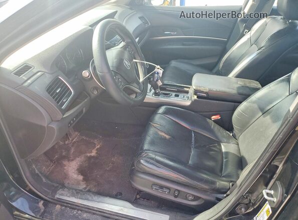JH4KC1F57GC001615 2016 ACURA RLX Черный Вид салона спереди