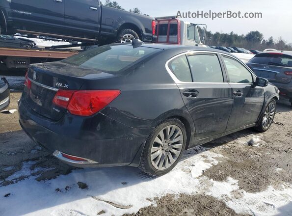 JH4KC1F57GC001615 2016 ACURA RLX Черный Задняя правая четверть