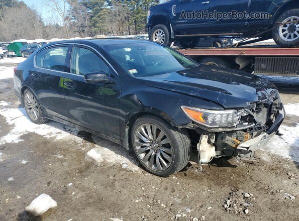 JH4KC1F57GC001615 2016 ACURA RLX Черный Передняя правая четверть