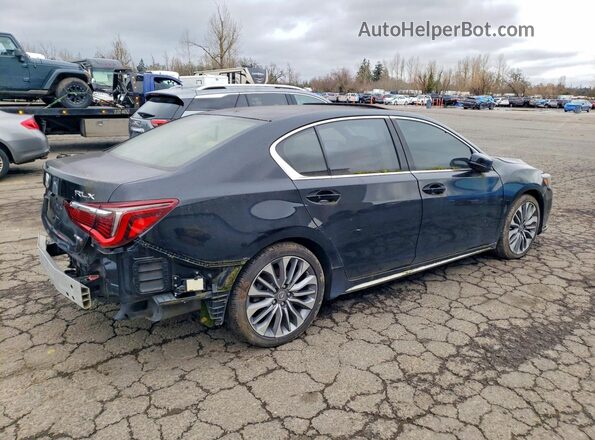 JH4KC1F57JC001511 2018 ACURA RLX Black უკანა მარჯვენა