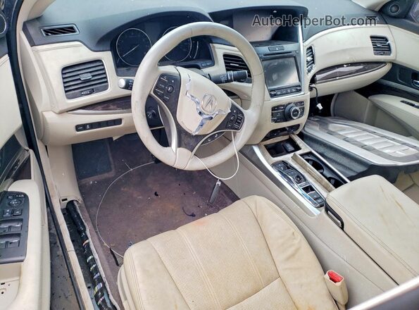 JH4KC1F57JC001511 2018 ACURA RLX Black წინა პანელის ხედი