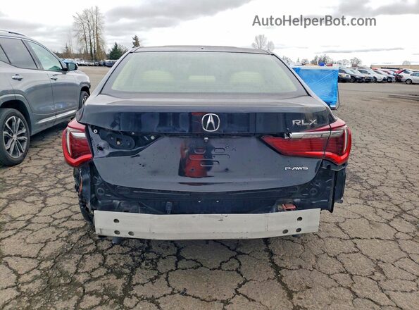 JH4KC1F57JC001511 2018 ACURA RLX Black უკანა ხედი