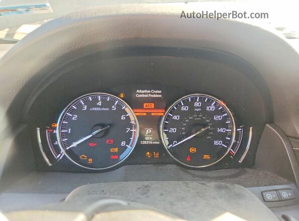 JH4KC1F58JC001601 2018 ACURA RLX Black ხელსაწყოთა პანელის ხედი