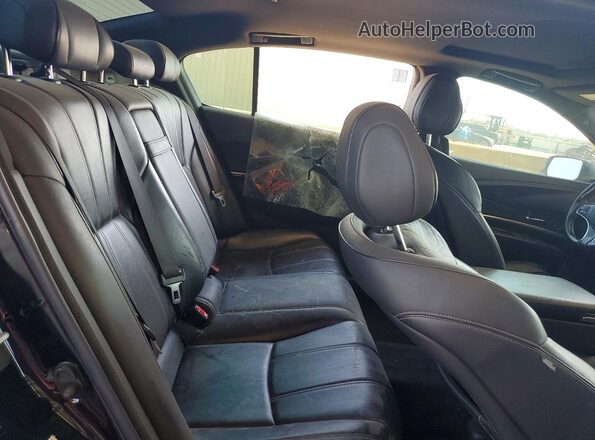 JH4KC1F58JC001601 2018 ACURA RLX Black უკანა სავარძლების ხედი