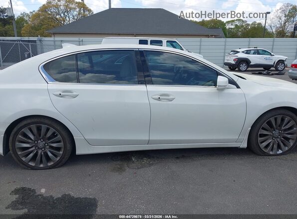 JH4KC1F9XGC000946 2016 ACURA RLX White უკანა სალონის ხედი
