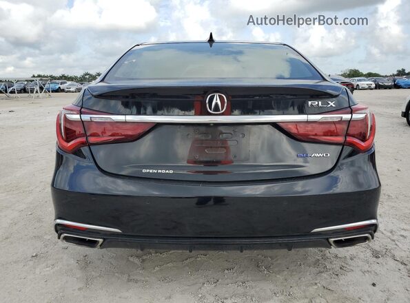 JH4KC2F95JC000513 2018 ACURA RLX Black Вид ззаду