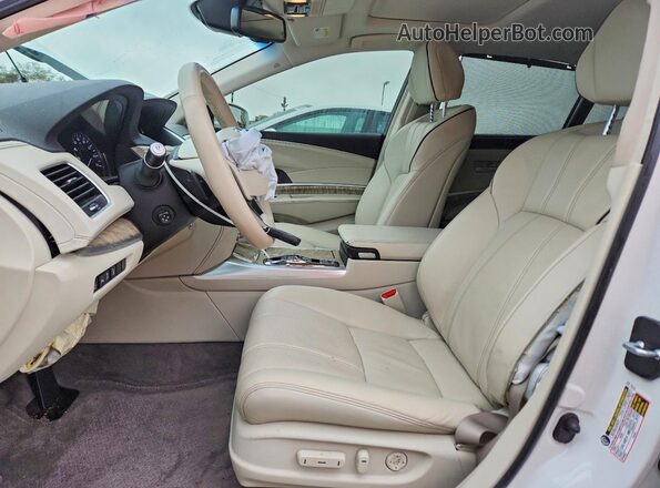 JH4KC2F97JC000383 2018 ACURA RLX White წინა სალონის ხედი