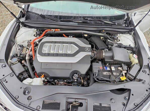 JH4KC2F97JC000383 2018 ACURA RLX White უკანა სალონის ხედი