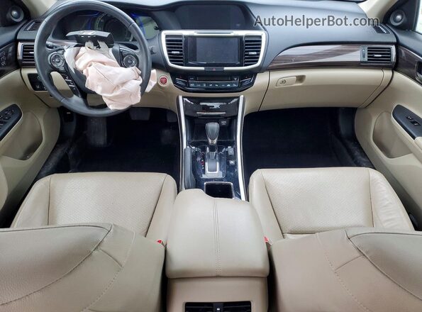 JHMCR6F52HC016427 2017 HONDA ACCORD White წინა პანელის ხედი