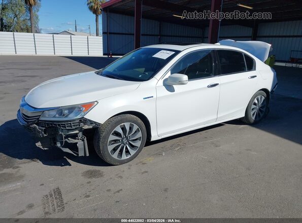 JHMCR6F59HC015002 2017 HONDA ACCORD HYBRID Белый 