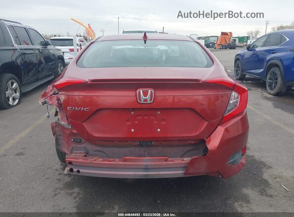 JHMFC1F31KX003894 2019 HONDA CIVIC Red 