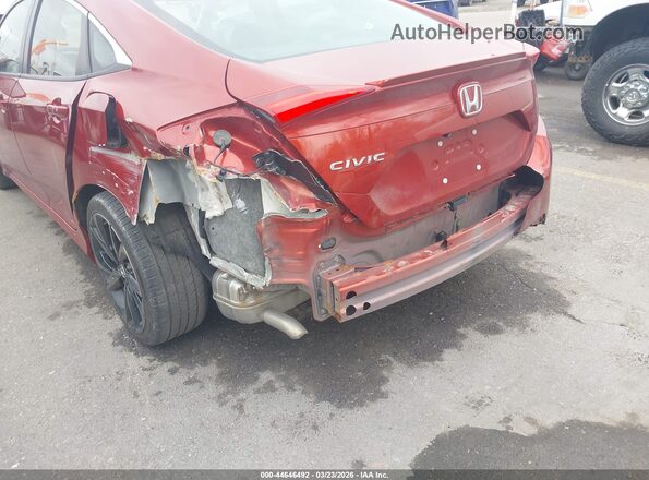 JHMFC1F31KX003894 2019 HONDA CIVIC Red Front view